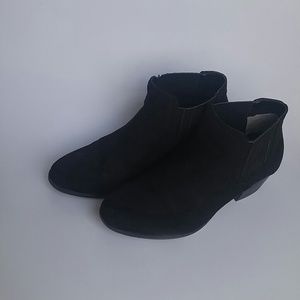 black suede booties only worn 2x